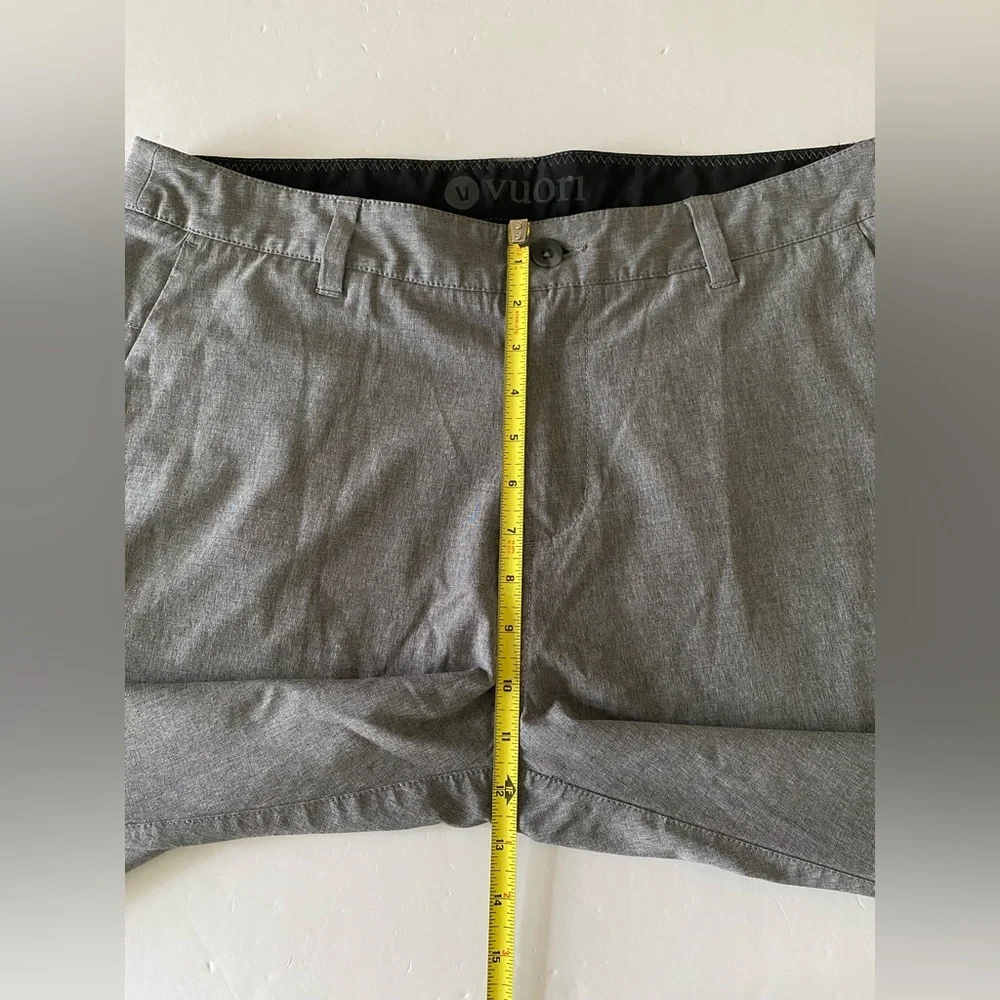 Vuori Men's Aim Chino Pants, Gray, Size 36, Stretch Performance Golf Active V431 - Picture 11 of 16